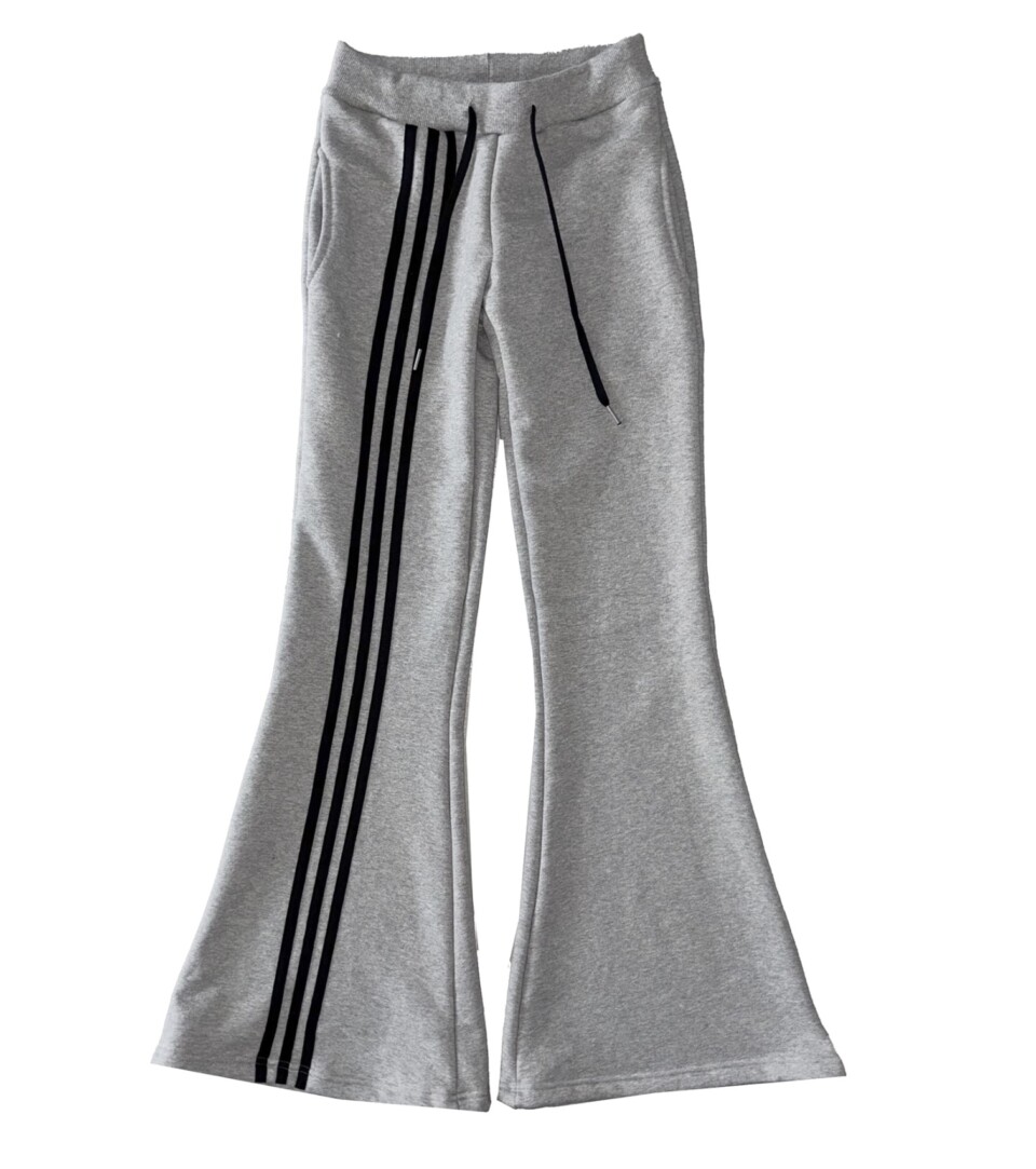 修身側邊線微喇運動褲-9