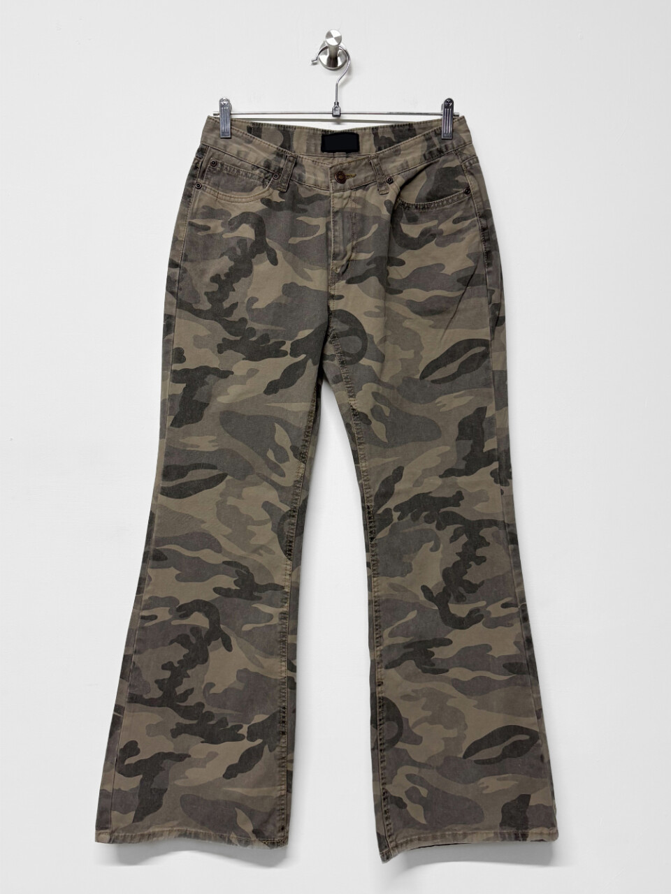 迷彩喇叭長褲-5