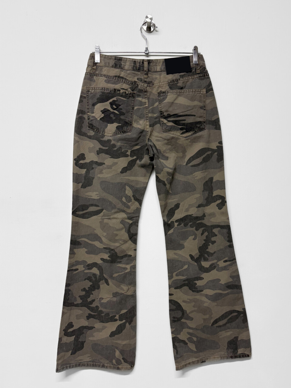 迷彩喇叭長褲-6