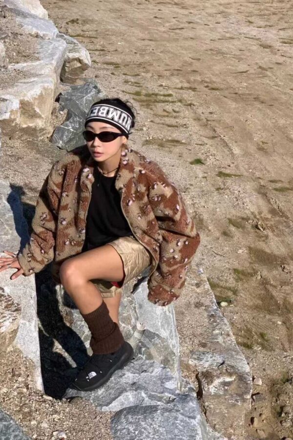 羊羔毛迷彩外套-1