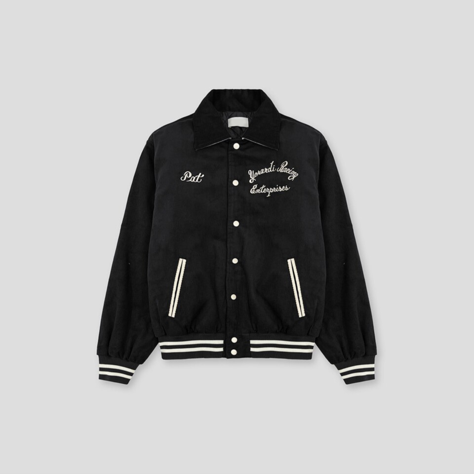 翻領滾邊刺繡外套-7