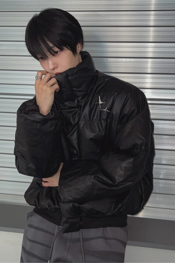 星星短款羽絨外套-1