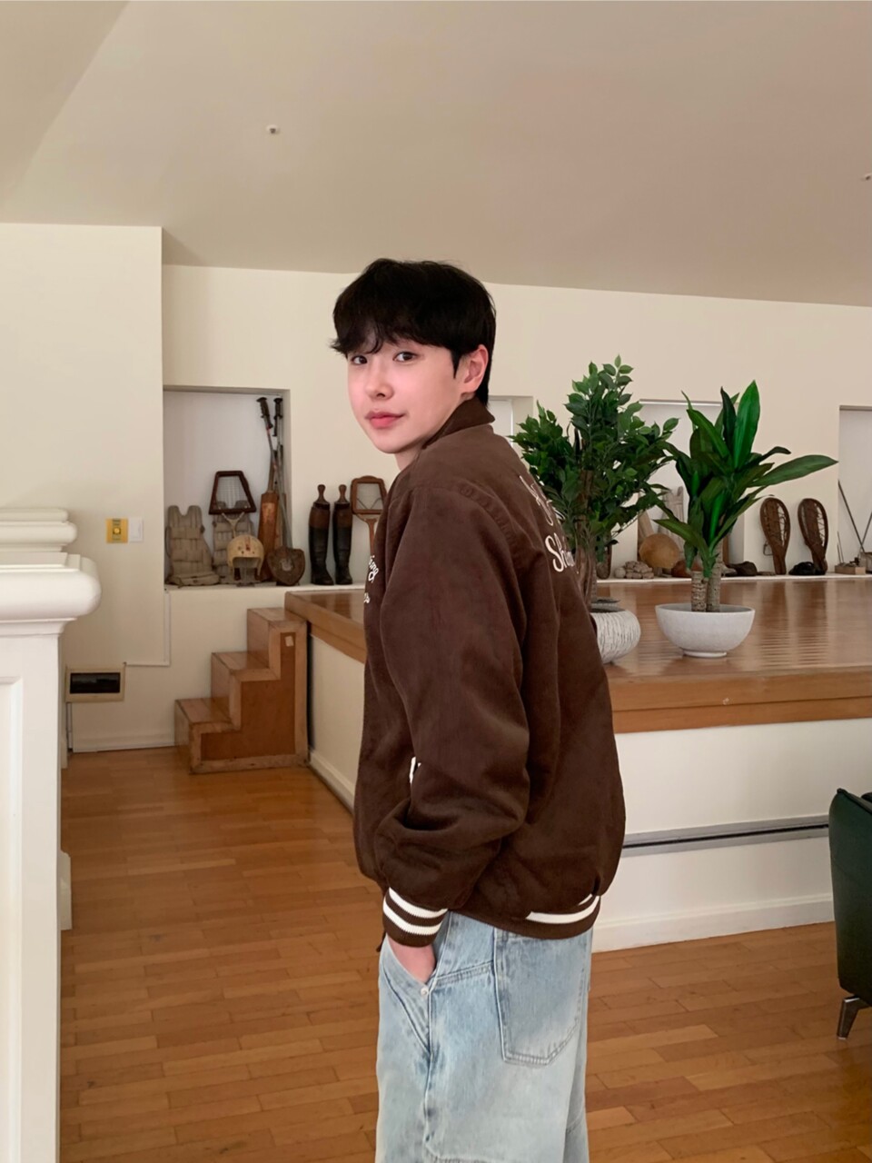 翻領滾邊刺繡外套-2