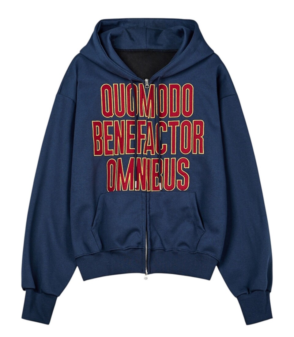 袖套刺繡英文連帽外套:圖片 6