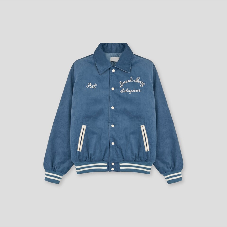 翻領滾邊刺繡外套-9