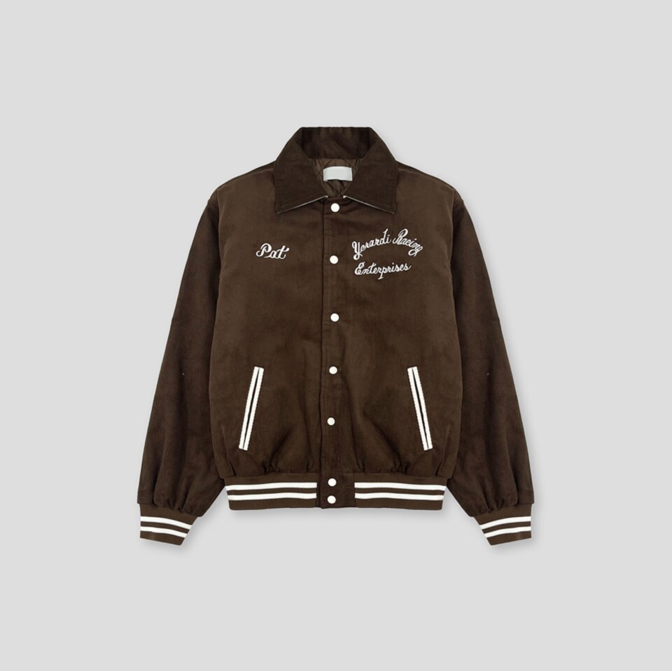 翻領滾邊刺繡外套-8