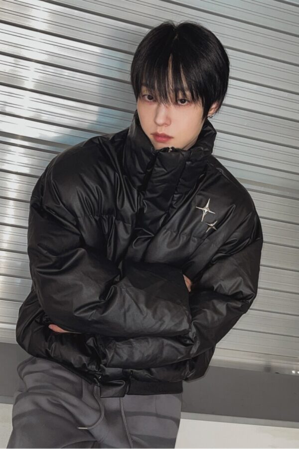 星星短款羽絨外套