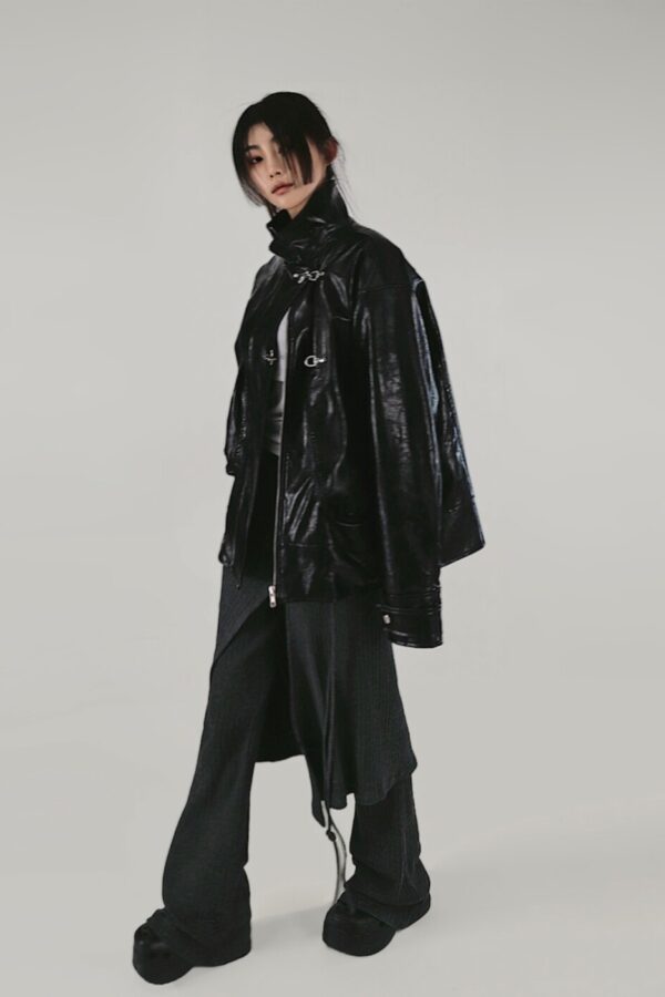 油蠟皮金屬扣皮外