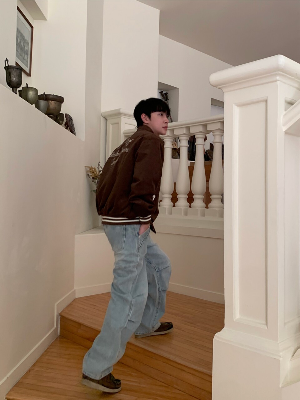 翻領滾邊刺繡外套-4