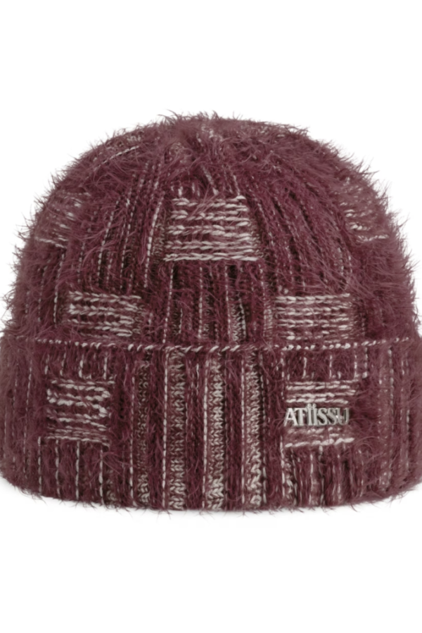 Alternative view of [ATİİSSU] 李龍馥同款logo針織帽冷帽