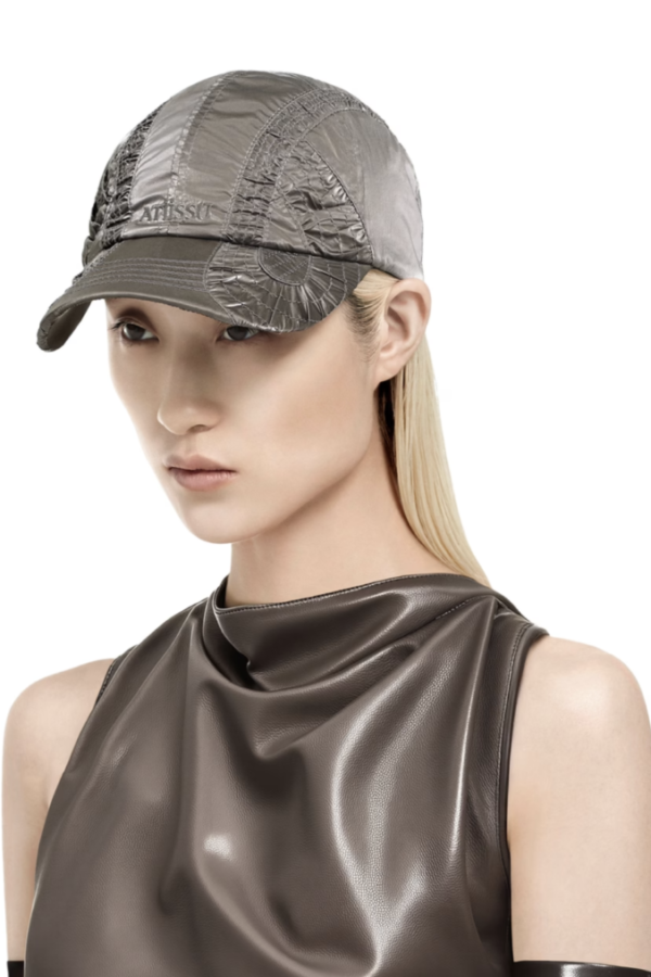[ATİİSSU] 褶皺亮面棒球帽