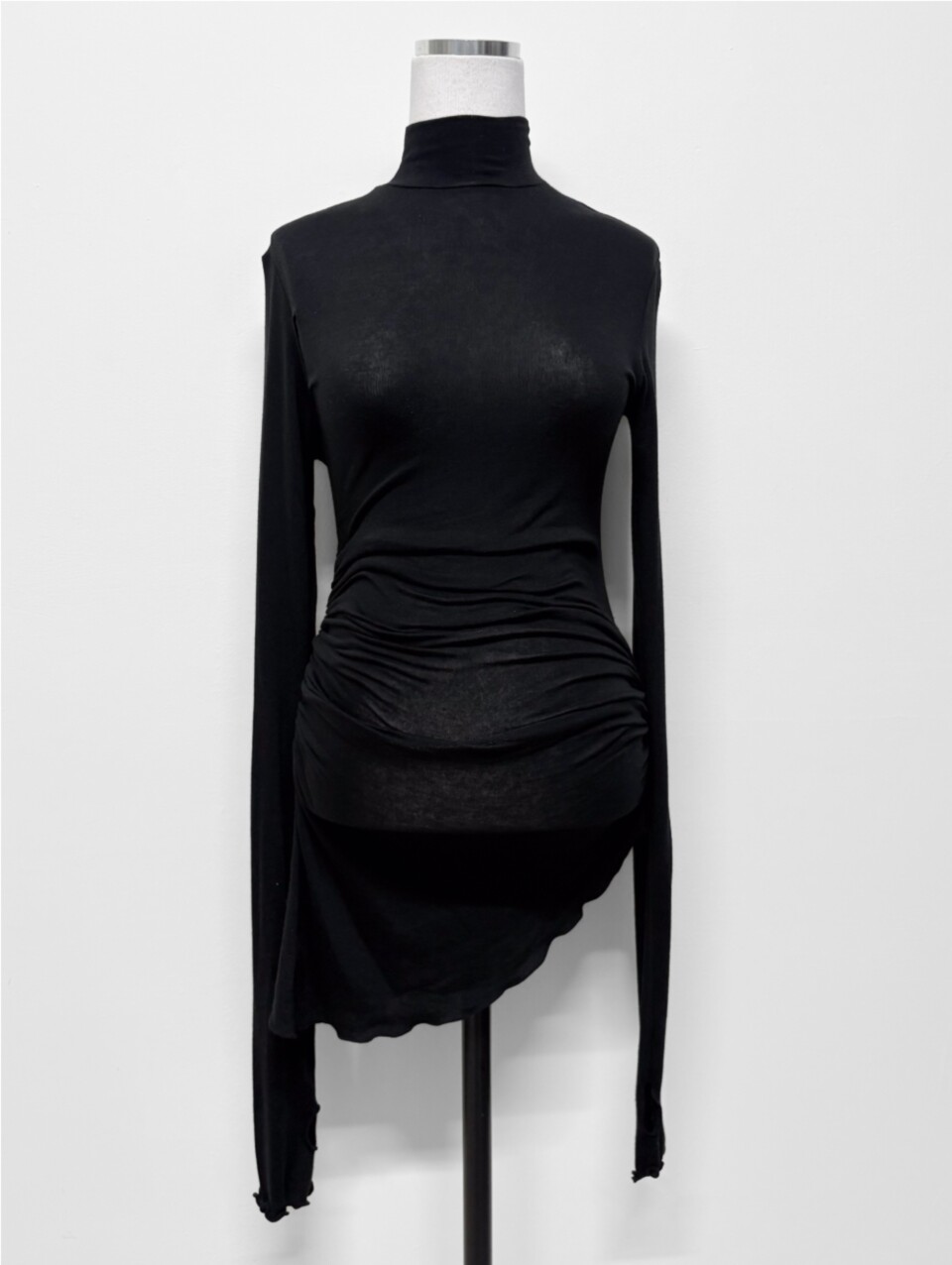 造型高領袖套打底衣-9