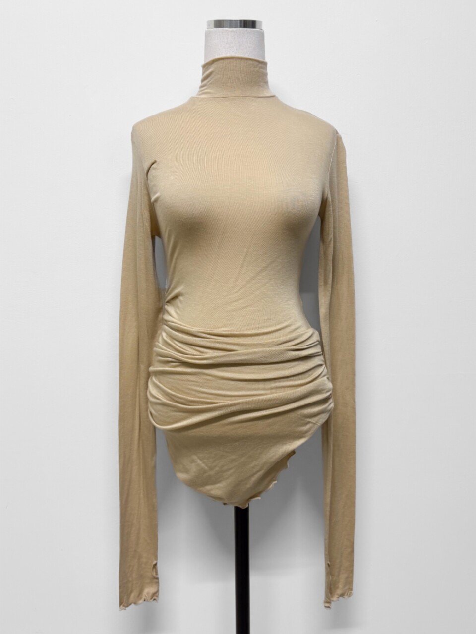 造型高領袖套打底衣-8